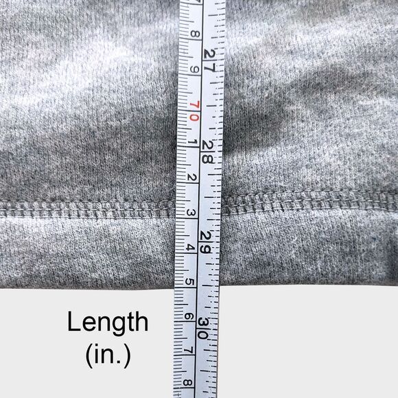 Arrow Fleece Pullover Sweater Mens Large Gray Gorpcore Minimalist Spring Casual - Picture 7 of 8